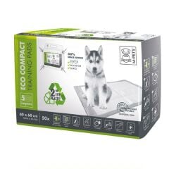M-Pets Eco Köpek Çiş Eğitim Pedi 60x60 cm – 50’li Paket