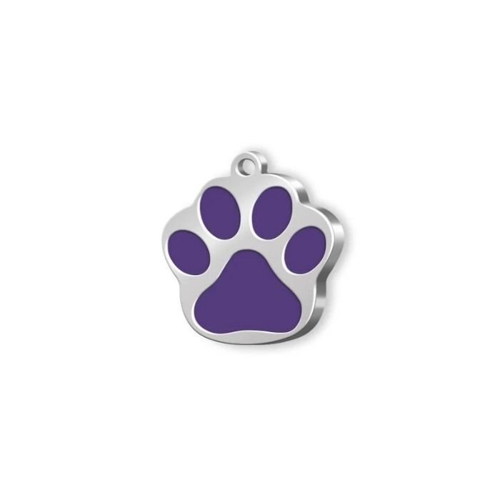 Mineli Seri Pati Küçük Künye Mor