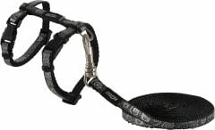 Rogz Sparklecat Yavru Kedi Göğüs Tasması Seti Siyah 19 CM