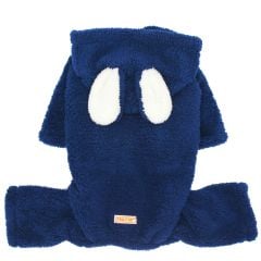 Pawstar Mavi Kapşonlu Köpek Tulumu