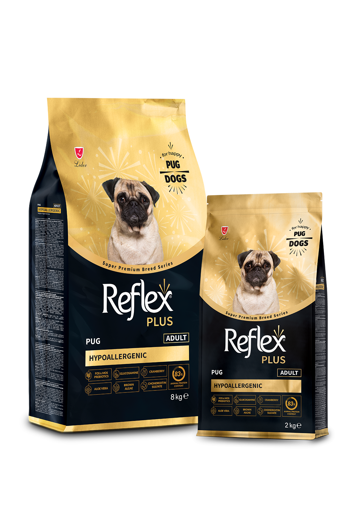 REFLEX PLUS PUG YETİŞKİN KÖPEK MAMASI 2 KG
