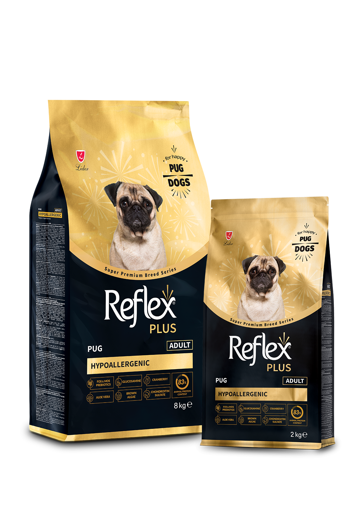 REFLEX PLUS PUG YETİŞKİN KÖPEK MAMASI 2 KG