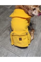 Empati Sarı Kaşe Kaban Köpek Kıyafeti