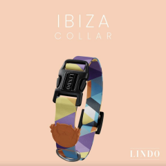 Lindodogs Ibiza Köpek Boyun Tasması – Ayarlanabilir, Polyester