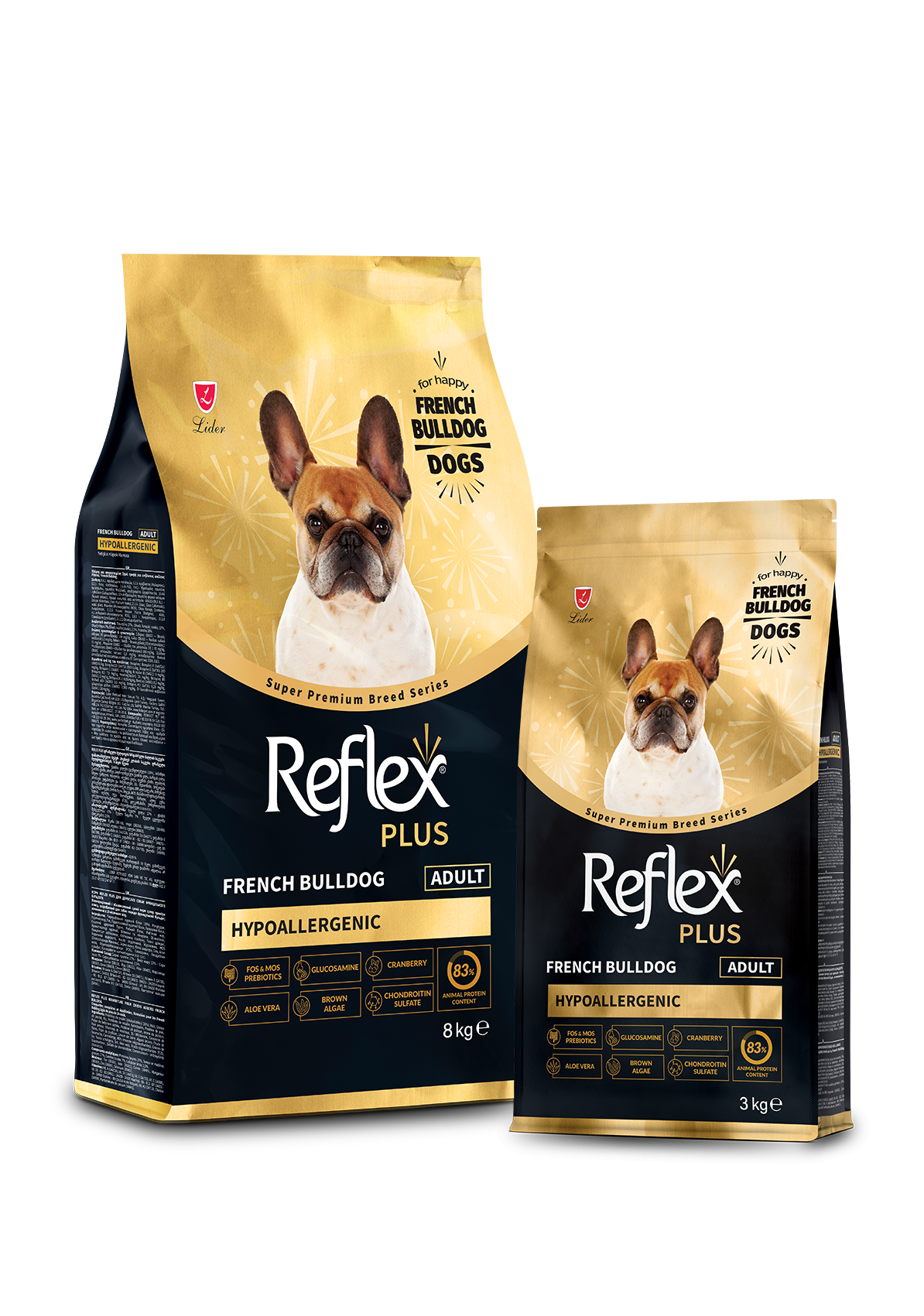 REFLEX PLUS FRENCH BULLDOG YETİŞKİN KÖPEK MAMASI 3 KG