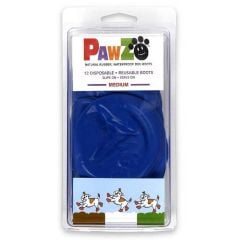Pawz Köpek Galoşu – Mavi (Medium, 12’li Paket)
