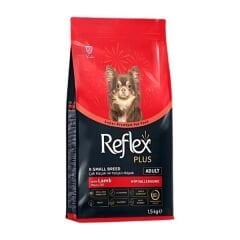 REFLEX PLUS KUZU ETLİ ÇOK KÜÇÜK IRK YETİŞKİN KÖPEK MAMASI 1,5 KG