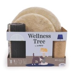 M-PETS WELLNESS TREE – KEDİ TIRMALAMA AĞACI BIRCH (KAHVERENGİ)