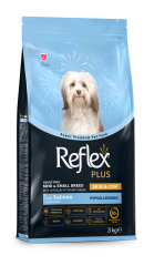 REFLEX PLUS SKIN & COAT SOMONLU MİNİ VE KÜÇÜK IRK YETİŞKİN KÖPEK MAMASI 3 KG