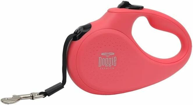 Doggie Otomatik Köpek Uzatma Tasması Master Seri Pembe 25Kg/5Mt
