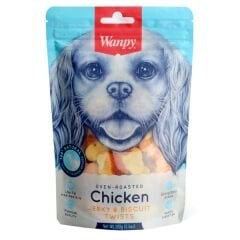 Wanpy Bisküvi Üzeri Tavuk Sargılı Köpek Ödül Ürünü 100 g (BA-04H)