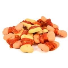 Wanpy Bisküvi Üzeri Tavuk Sargılı Köpek Ödül Ürünü 100 g (BA-04H)