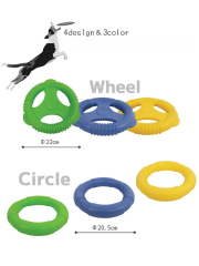 Air Toss Whell Dayanıklı Suda Yüzen Köpek Oyuncağı Yeşil