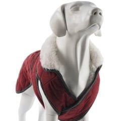 Lindo Luxury London Kırmızı Köpek Montu (3)