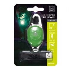 M-Pets Şarj Edilebilir LED Jewel, Beyaz