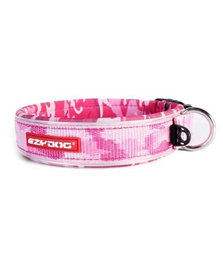 Ezydog Neo Classic Köpek Göğüs Tasması – Kamuflaj, Pembe (XL)