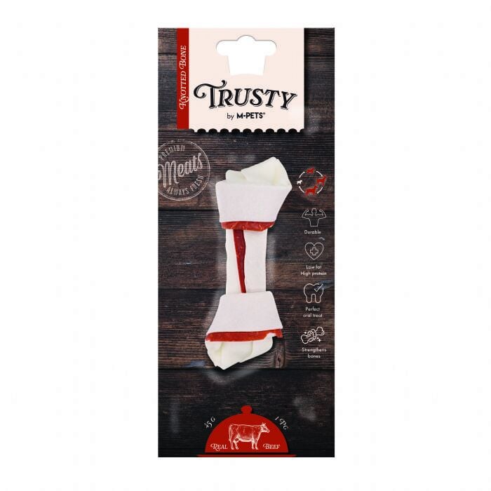 M-PETS TRUSTY BEEF DÜĞÜMLÜ KEMİK 45GR/12,7CM