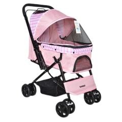 Zampa Nova Kedi & Köpek Arabası Pembe, 52x76.5x95cm