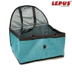Lepus Pet Araç Koltuğu - Tribal Desen (Mavi)