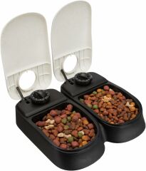 Trixie Kedi ve Küçük Irk Köpekler için Otomatik Mama Kabı 2x300ml