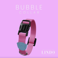 Lindodogs Bubble Köpek Boyun Tasması – Ayarlanabilir, Polyester