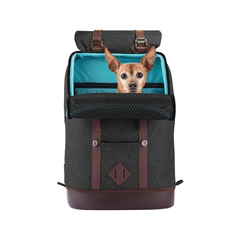KURGO K9 RUCKSACK DOG CARRIER KOYU GRI