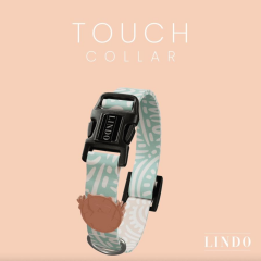 Lindodogs Touch Köpek Boyun Tasması – Ayarlanabilir, Polyester