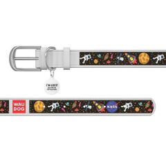 Waudog NASA Desenli Köpek Boyun Tasması – 21–29 cm