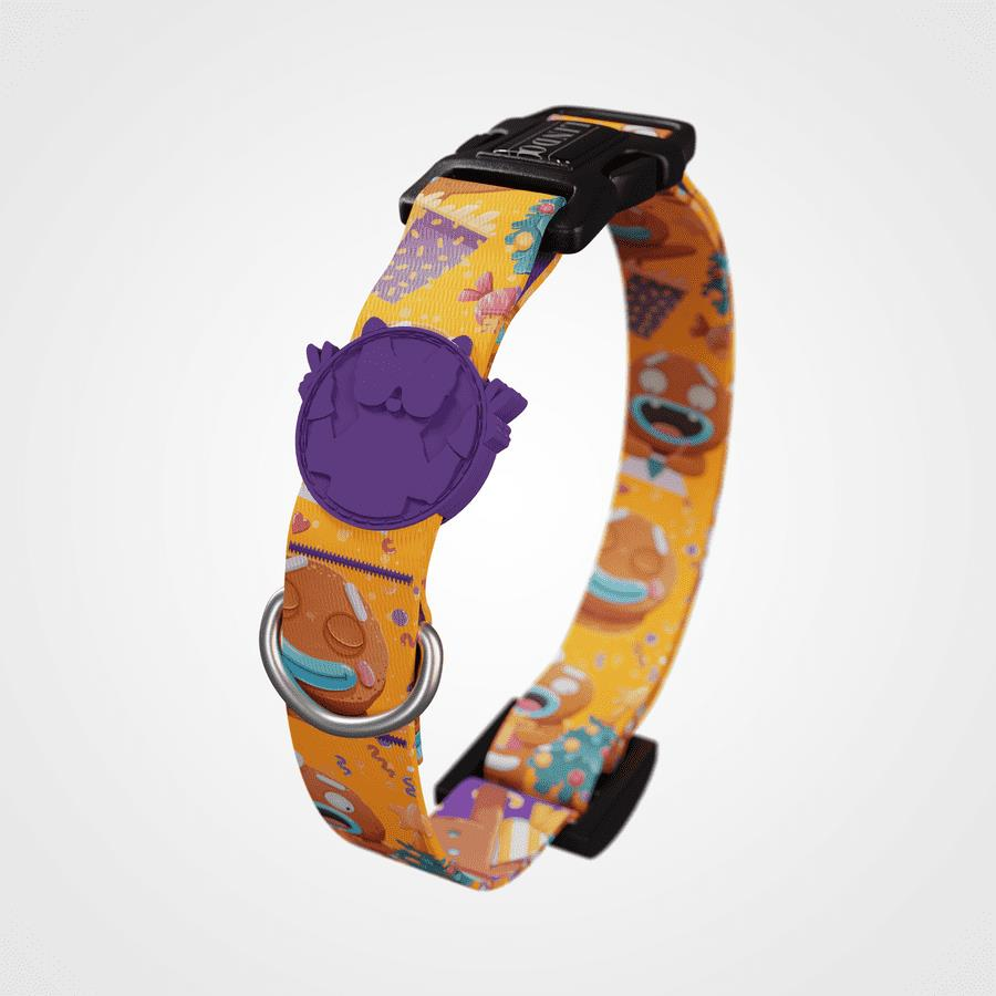 Lindodogs Gingerman Köpek Boyun Tasması – Ayarlanabilir, Polyester