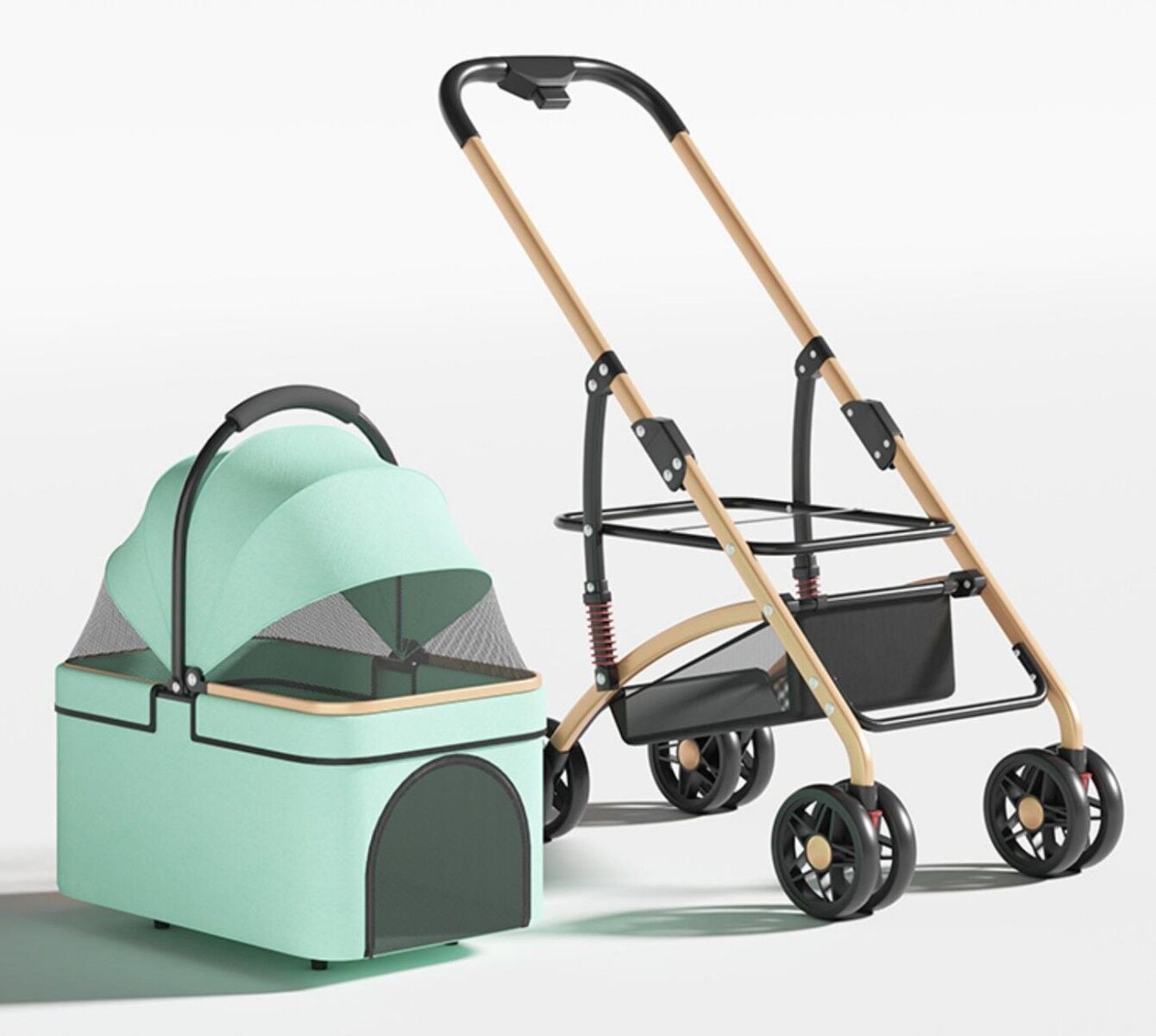 NUNBELL BOB PUSET TASIMA ARABASI YESIL