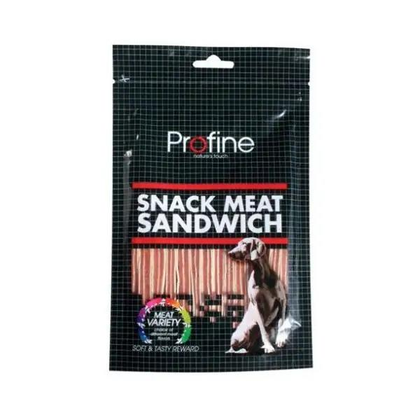 Snack Meat Sandwich – Tavuk ve Balıklı Kurutulmuş Sandviç Köpek Ödülü 80 g