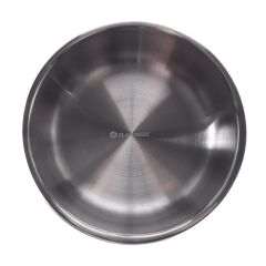 FL MUNA GÜMÜŞ RENKLİ ÇELİK MAMA KABI / M / 790ML