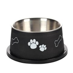 FL KENA ÇELİK SİYAH DERİN MAMA KABI / 640ML