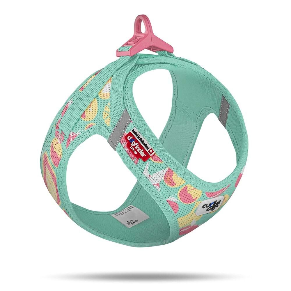 CURLI VEST HARNESS AIR-MESH LE26 JUICY FRUIT TURQUOISE – GÖĞÜS TASMASI (M)