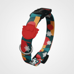 Lindodogs Reindeer Köpek Boyun Tasması – Ayarlanabilir, Polyester