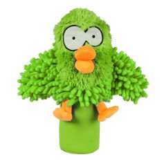 Duvo Yeşil Peluş Kaplı Pet Şişeli Köpek Oyuncağı 27 Cm