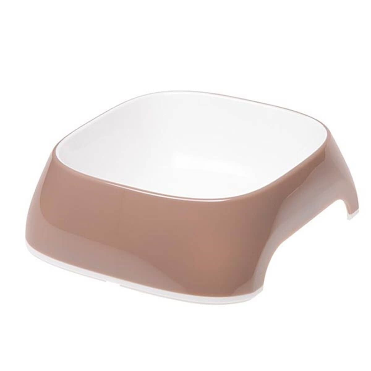 FERPLAST GLAM PLASTİK MAMA KABI / KAHVE / MEDIUM