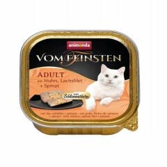 Animonda Tavuk Somon Ispanaklı Kedi Konservesi 100gr
