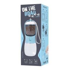 10554799 M-PETS ON THE ROAD 2İN1 KÖPEK SEYAHAT SULUĞU 300ML BLUE