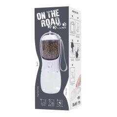 10555099 M-PETS ON THE ROAD 2İN1 KÖPEK SEYAHAT SULUĞU 300ML WHİTE