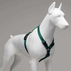 Lindodogs Brazil Göğüs Tasması – Orman Yeşili, Ayarlanabilir, Dayanıklı ve Şık Tasarım