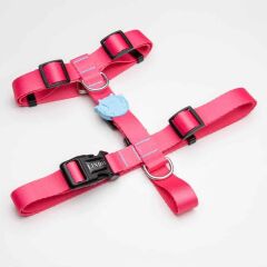 Lindodogs Bubble Göğüs Tasması – Pembe, Sade Tasarım, Ayarlanabilir ve Ergonomik