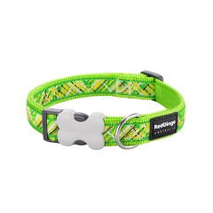 Reddingo Flanno Desenli Köpek Boyun Tasması LİME - M