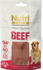 Beef Natural Dog Snack – Kurutulmuş Dana Eti Tahılsız Köpek Ödülü 80 g
