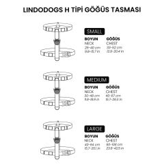 Lindodogs Gingerman Göğüs Tasması – Canlı Desenli, Ayarlanabilir ve Güvenli Tasarım