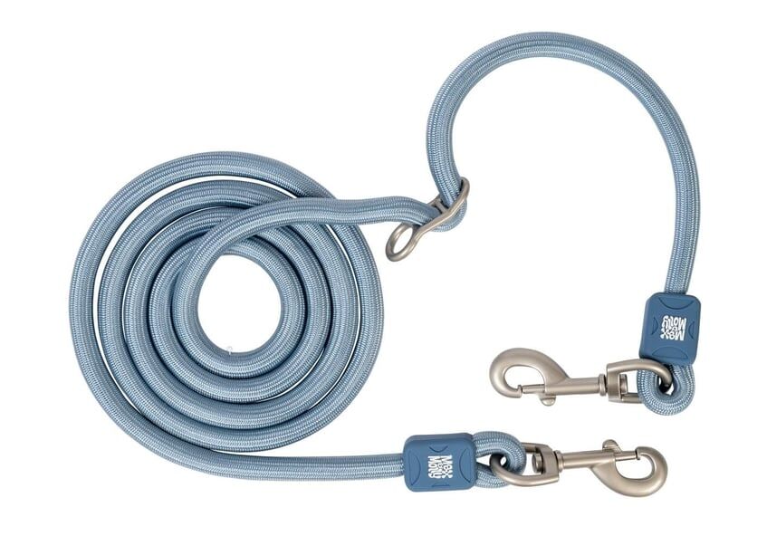 Matrix 2.0 Rope Leash Çok Fonksiyonlu Köpek Gezdirme Kayışı - Mavi S