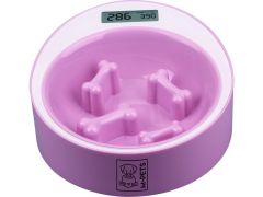 Pawstar M-Pets Yumi Smart Dijital Tartılı Yavaş Yeme Mama Kabı Pink