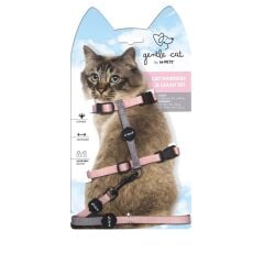 GENTLE CAT GÖĞÜS TASMASI ve GEZDİRME SET PİNK