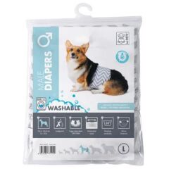 Pawstar M-Pets Erkek Köpekler İçin Yıkanabilir Külot (L)