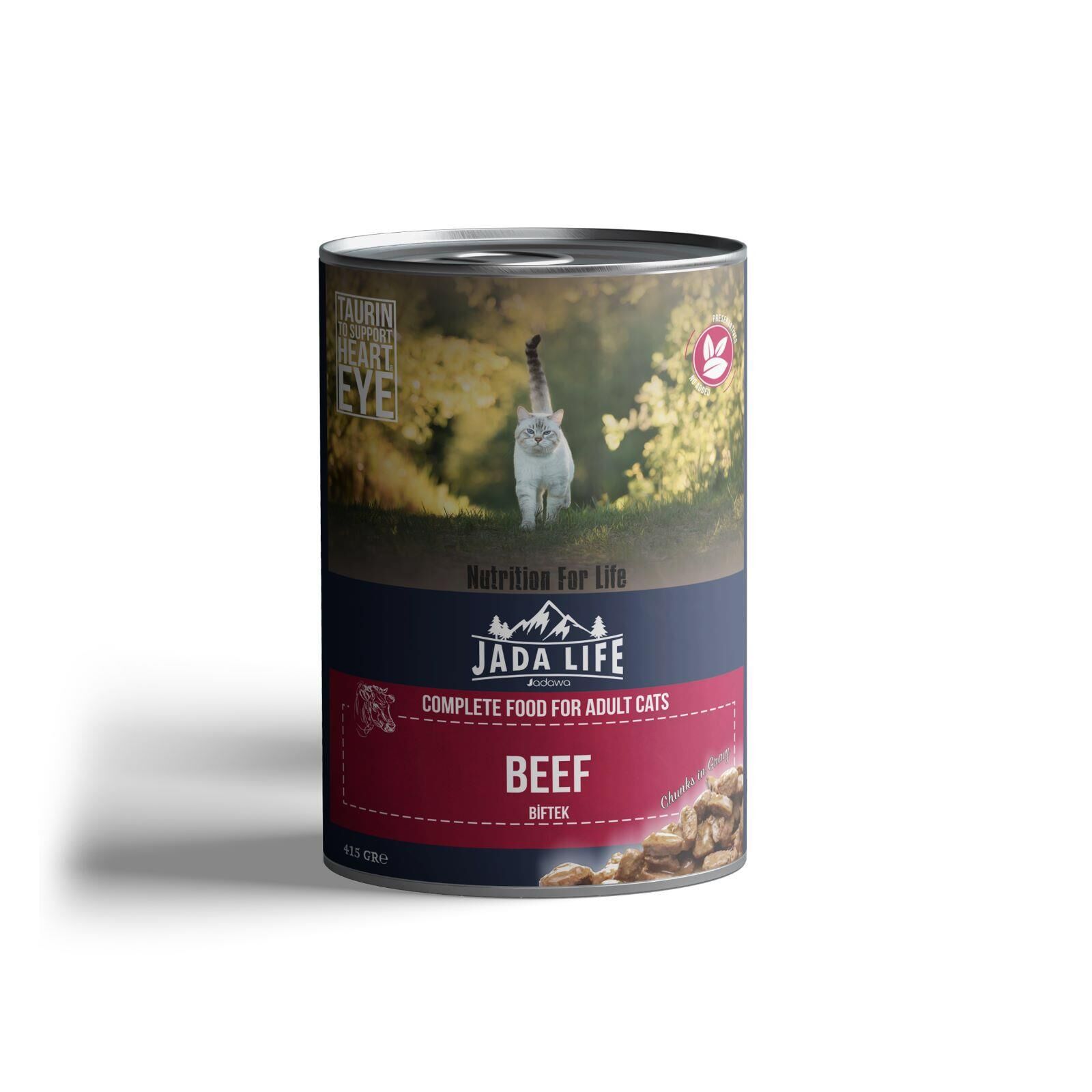 Jada Life Dana Etli Yetişkin Kedi Konservesi 415 gr